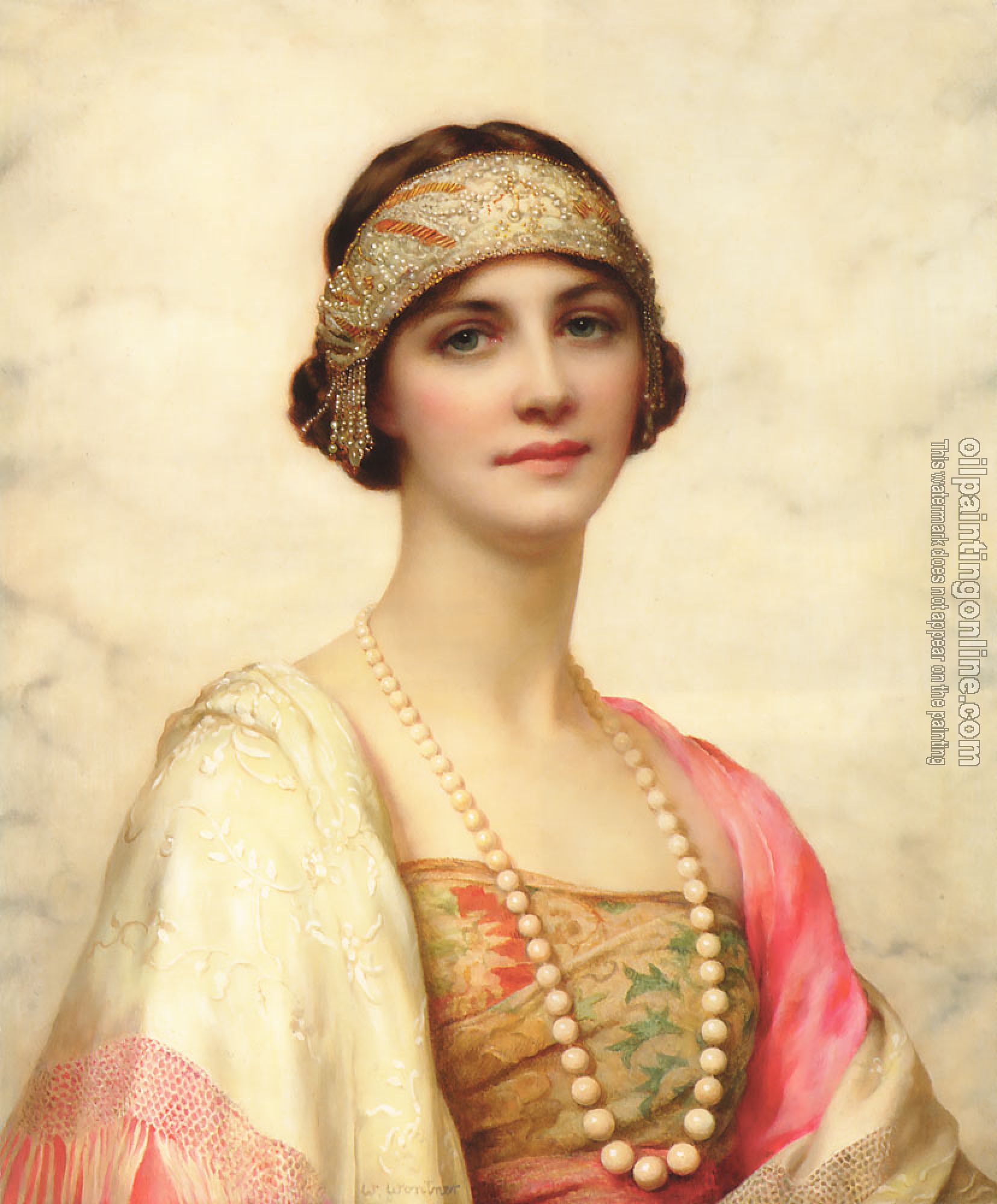 William Clarke Wontner - An Elegant Beauty